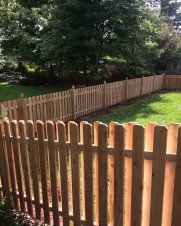 Wood Fence - D. Sutton Landscaping LLC