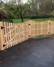 Wood Fence - D. Sutton Landscaping LLC