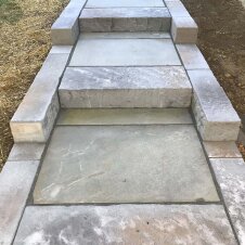 Stone Paver Steps | D. Sutton Landscaping LLC