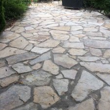 Stone Walkway - D. Sutton Landscaping LLC