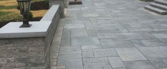 Paver wall and Walkway - D. Sutton Landscaping LLC